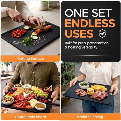 Composite Wood Cutting Board Set of 3, Chopping Boards