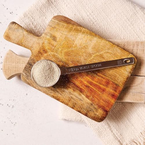King Arthur Baking Company Yeast Measuring Spoon, 18/8 Stainless Steel, Holds 2.25 Teaspoons, For Bulk Yeast And Bread Baking, Pastries, And Rolls