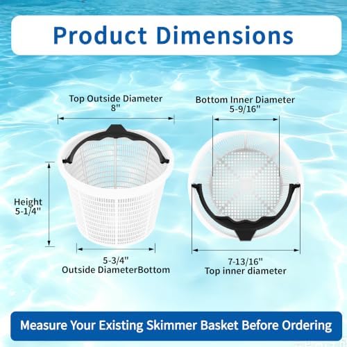 542-3240B Skimmer Basket Replacement for Water-way Renegade Skimmer Basket