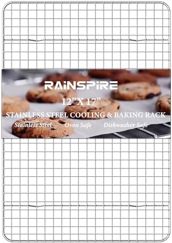 Cooling Racks for Cooking and Baking True 304 Stainless Steel 12"x17" 1Pcs
