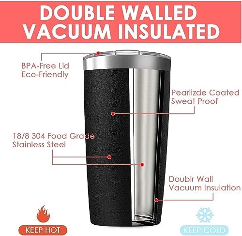 12Pack 20oz Tumbler Vacuum Insulated Travel Mug with Lids, Stainless Steel Double Wall Bulk Cup for Home, Office, Outdoor Suitable for Vehicle Cup Holders （Assorted Colors）