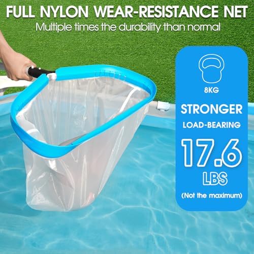 TidyMister 20 in Ultra-Fine Mesh Pool Skimmer Net