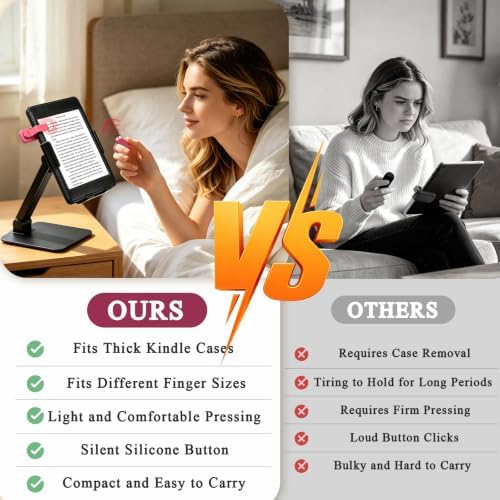 Remote Control Page Turner Ring for Kindle Paperwhite Oasis Scribe Kobo