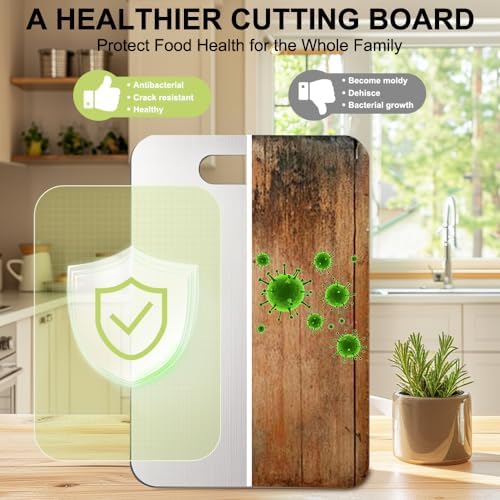 Titanium Cutting Board for Kitchen, Metal Non Stick Chopping Board