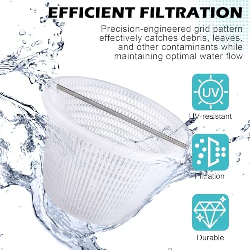 Skimmer Basket with Handle for Pentair 08650-0007 08650-0007Z Sta-Rite U-3