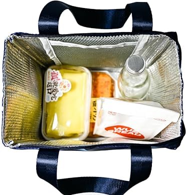 Remobia Hicol Insulated Lunch Bag for Women,Thermal Leakproof Lunch Tote with Pocket, Reusable Cooler Lunch Box for Work Office Travel (Joy Dot)