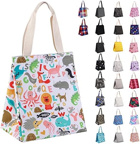 iknoe 9L Insulated Lunch Bag for Men & Women, Leak-Resistant Zoo