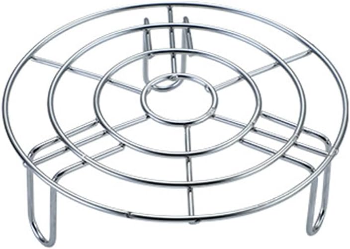 Round Cooling Rack Circular Wire Rack Dia 7.1" Stand Steamer Rack Canning Pot Brackets for Shelves Pressure Canner Rack Trivet Cooling Rack 304 Stainless Steel (Height 2.8",7.1"/18cm)