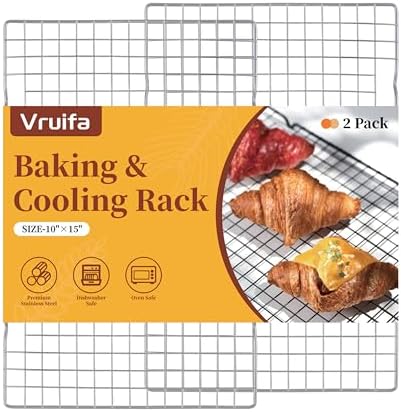 Cooling Racks for Cooking and Baking, Suitable for 10" x 15" Sheet Pan