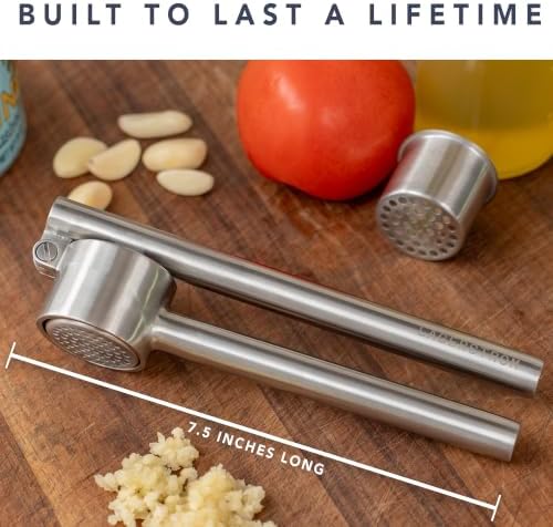 Lagerstrom Heavy Duty Garlic Press, 100% Stainless Steel