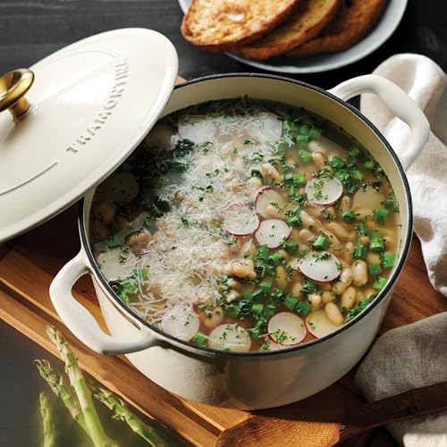 Tramontina Bestow Enameled Cast Iron 5.5-Qt Round Dutch Oven Pot with Lid