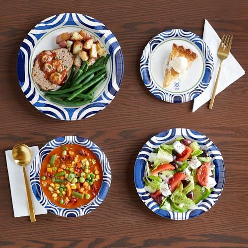 Dixie Ultra, Large Paper Bowls, 20 Oz, Microwave Safe, Compostable, Disposable Bowls Great For Breakfast, Lunch, And Dinner Meals, 56 Count (Pack of 2)