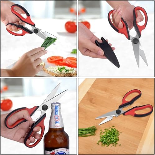 Left Handed Scissors and Left Handed Kitchen Scissors (2 Pack)