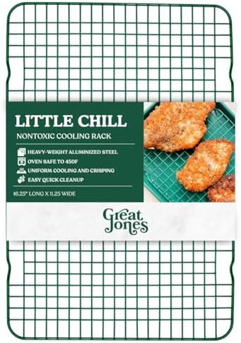 Great Jones Non Stick Wire Cooling Rack (Broccoli) – Fits Quarter Sheet