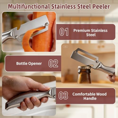 Multifunctional Vegetable Peeler for Peeling Potato Carrot(2 Pack)