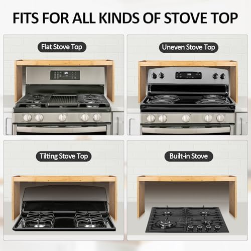 Over the Stove Spice Shelf for Kitchen,33" Over Stove Spice Rack Organizer