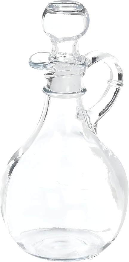 980R Presence Cruet With Stopper Oil Dispenser Oil Pitcher, Glass Olive Oil Dispenser Bottle with Stopper — 10oz / 300ml Durable Cruet for Olive Oil & Vinegar — Airtight Seal