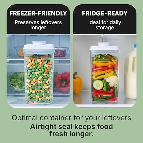 Bop Top Airtight Food Storage Containers | Pop-Top Lid | 8 Cups / 67 Oz