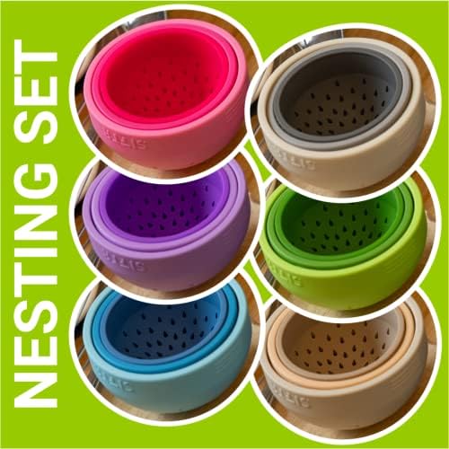 Can Strainer for Canned Goods - Set of 3 Space Saving Colanders