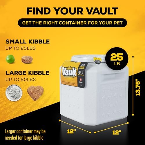Vittles Vault Vittles Vault Pawprint Food Storage Container + Scoop, 25lbs