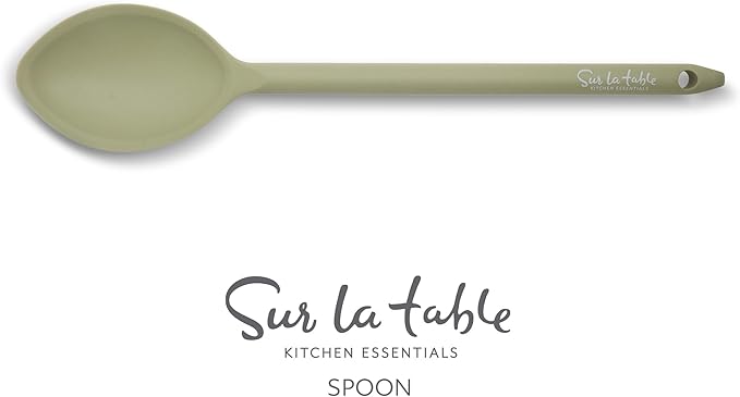 Sur La Table Kitchen Essential Mealcraft Silicone Kitchen Spoon - Juniper Green