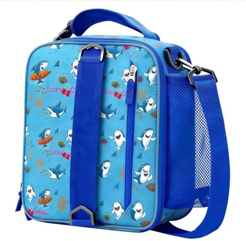 Expandable Lunch Box Kids,Cute Cartoon Insulated Lunch bag for Kids Boys Girls Portable Double-Capacity Lunchbox Special Design for school Picnic Outdoor