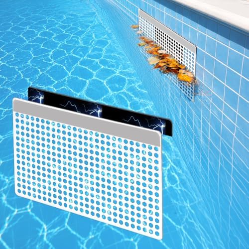 Magnetic Pool Skimmer Guard 15.7"×9.8", Pool Skimmer Screen Saver, Leaf & Debris Catcher, Protects Pool Pump Filter for Inground and Above Ground Pools