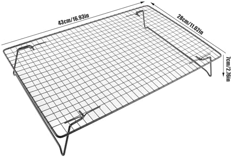 Cooling Rack for Baking, 17x11 inch Baking Sheet with Foldable Leg
