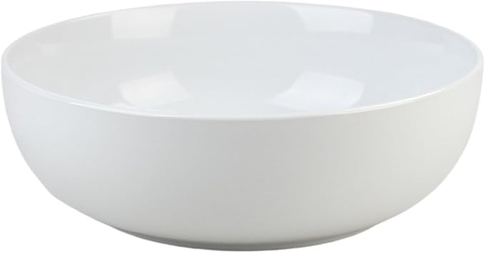 10 Strawberry Street Coupe Stoneware 9.5"/70oz Serving Bowl, White