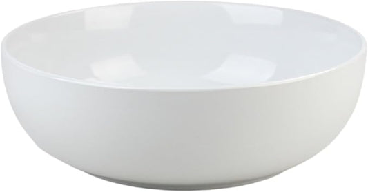 10 Strawberry Street Coupe Stoneware 9.5"/70oz Serving Bowl, White