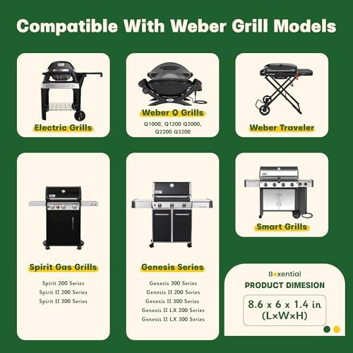 Grill Drip Pans 25 Pack 8.6" x 6" for Weber Q, Spirit & Genesis Series