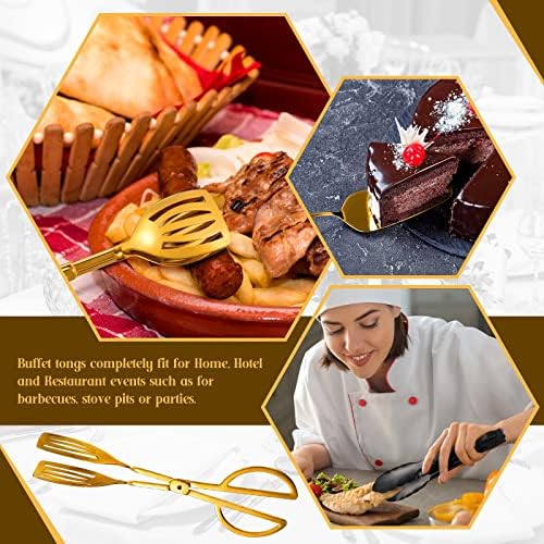 19 Pcs Halloween Serving Utensils Set, Gold