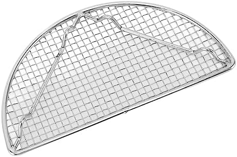 Rengue Stainless Steel Cooling Rack for Baking, Roasting and Grilling, High Temperature Up to 575°F, Dishwasher Safe Stainless Steel Cooling Rack for Baking, Nan Kitchen (Large Semicircle 20CM)
