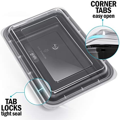 Igluu Meal Prep Containers Reusable (10 Pack) 1 Compartment – 28oz