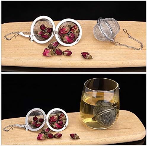 12 Pack Stainless Steel Tea Balls for Loose Tea, Mesh Ball Infuser