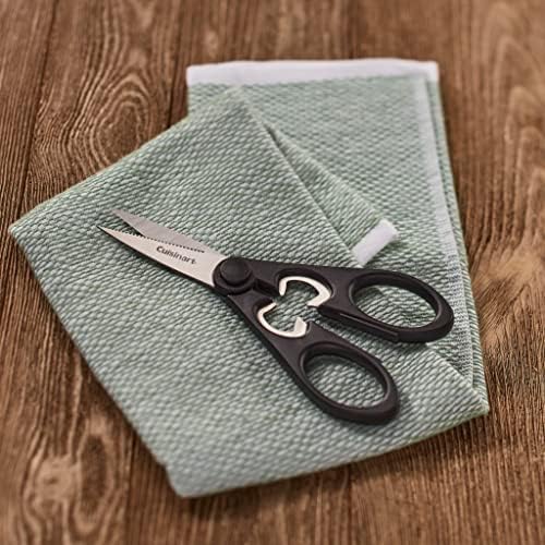 Cuisinart Shears, 8 Inch Kitchen Scissors, Black (Pack of 3)