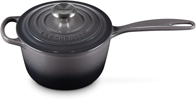 Le Creuset Enameled Cast Iron Signature Saucepan, 1.75 qt., Oyster