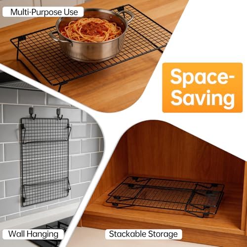 Cooling Racks for Cooking and Baking, Bread Cooling Rack Sourdough, 2PCS