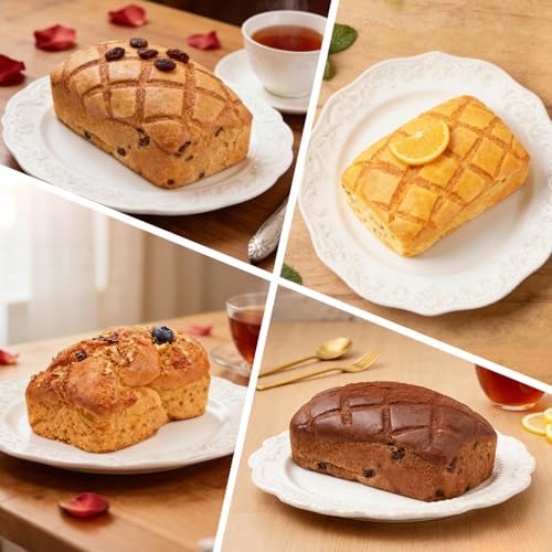 Silicone Mini Loaf Pans with Metal Reinforced Frame,12-Cavity loaf pans 2Pc
