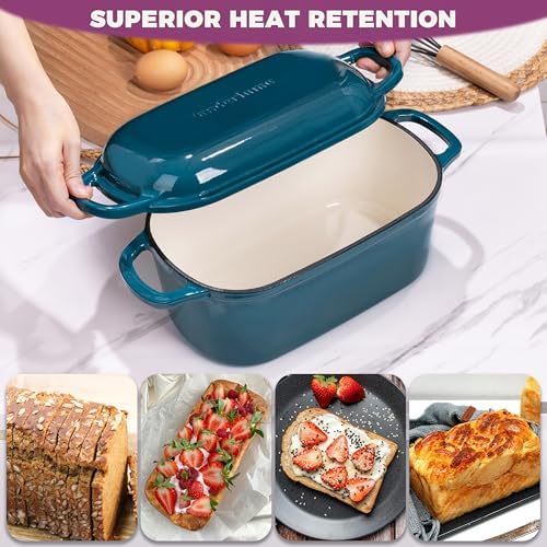 4.6-Quart Oval Dutch Oven for Bread Baking