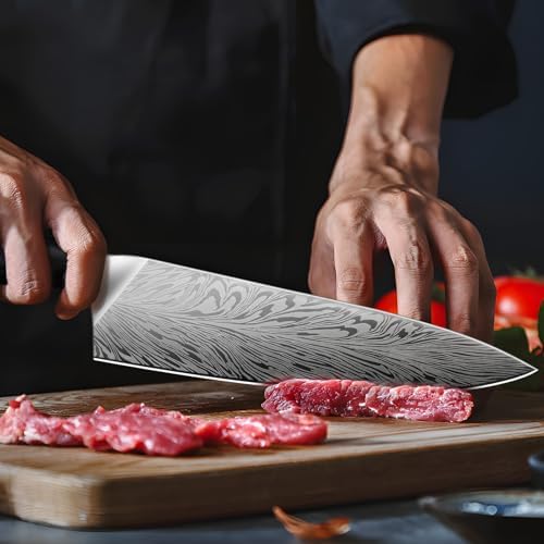 Chef Knife in Powder Steel, Japanese Kitchen Knife 8 Inch