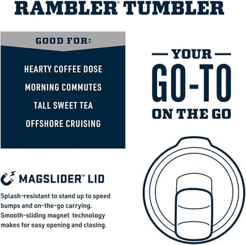 YETI Rambler 30 oz Tumbler, Stainless Steel, Vacuum Insulated with MagSlider Lid, Cape Taupe