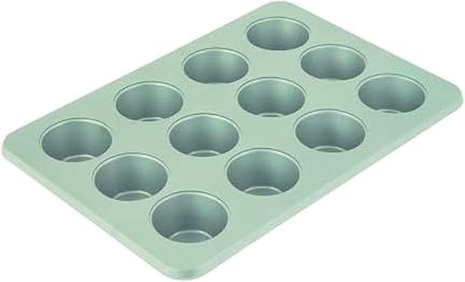KitchenAid 12-Cup Nonstick Aluminized Steel Muffin Pan, Pistachio