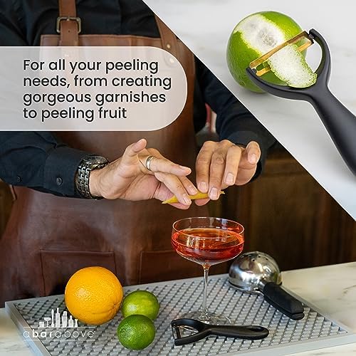 A Bar Above Citrus Peeler, Stainless Steel Fruit Peeler, Gold Finish