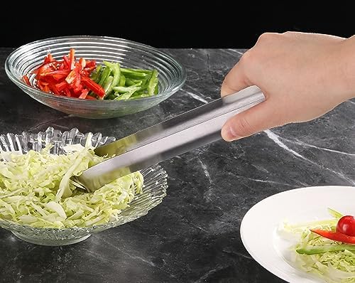 New Star Foodservice Commercial-Grade Pom Tongs (9-Inch - 6 Pack)