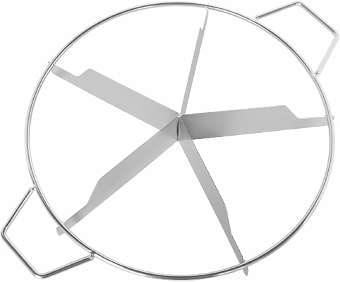 Pie Cutter 5 Slice Cookie Cutters Pizza Cutter Stainless Steel Cake Cutter Slicer for Even Slices