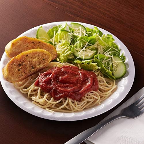 Hefty Everyday Soak-Proof Foam Plates, White, 10.25 Inch, 25 Count