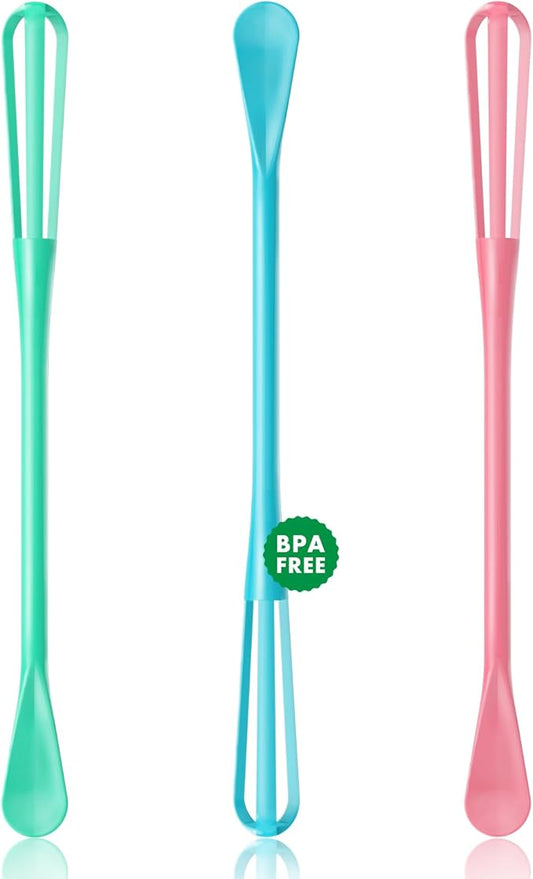 Fresh Spring & Summer Colors Mini Whisk Set, 8.5 in Mini Whisks for Cooking, 3 Pieces Small Wisk For Whisking, Beating, Blending Ingredients, Mixing Sauces, BPA Free Tiny Whisk