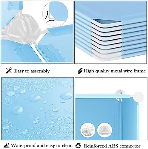 AWTATOS 12 Cube Storage Organizer, Closet Organizers Storage Shelves, Blue