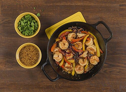 Lodge Pre-Seasoned Cast Iron Dual Handle Pan, PFAS-Free, 8 Inches